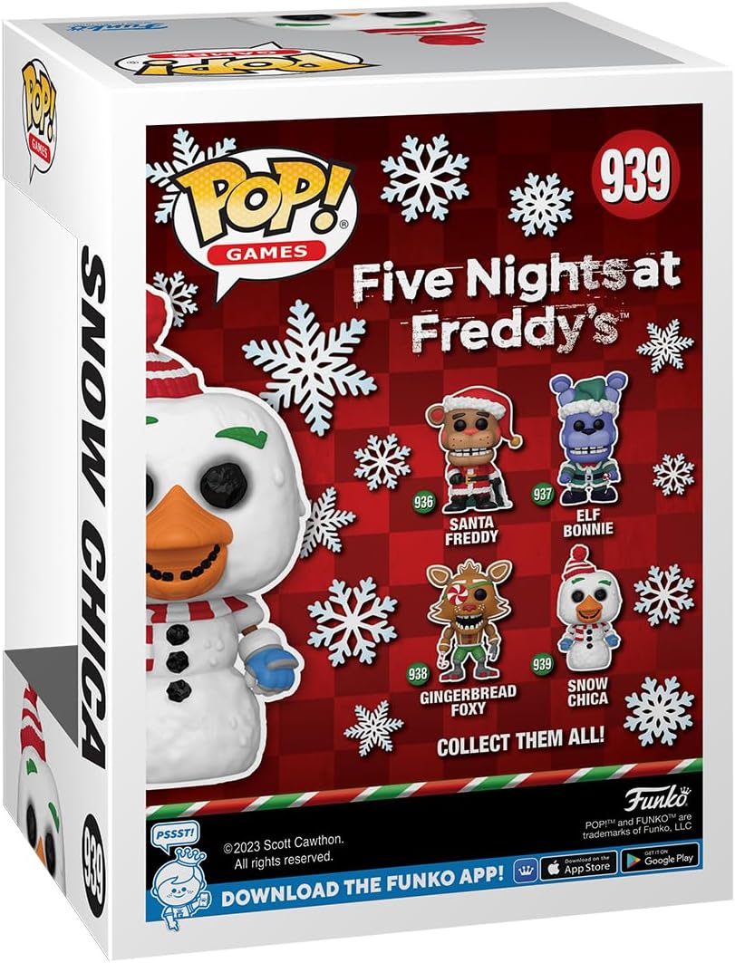 Funko Pop! Games: Five Nights at Freddy's (FNAF) - Holiday Chica The Chicken - Vinyl-Sammelfigur - G