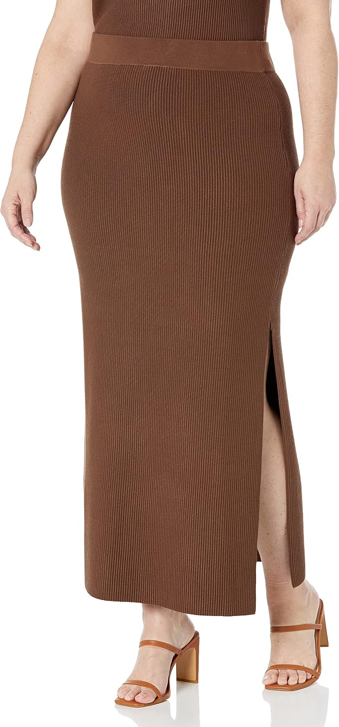 The Drop Pulloverrock für Damen, Tyler Gerippt XS Kaffeebraun, XS Kaffeebraun