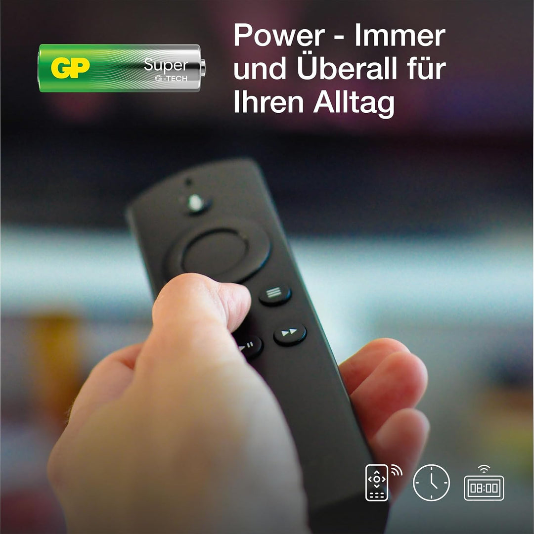 GP Batterien AAA 1,5V Super Alkaline Longlife mit Neuer G-TECH Technologie | Vorratspack 80 Stück Mi