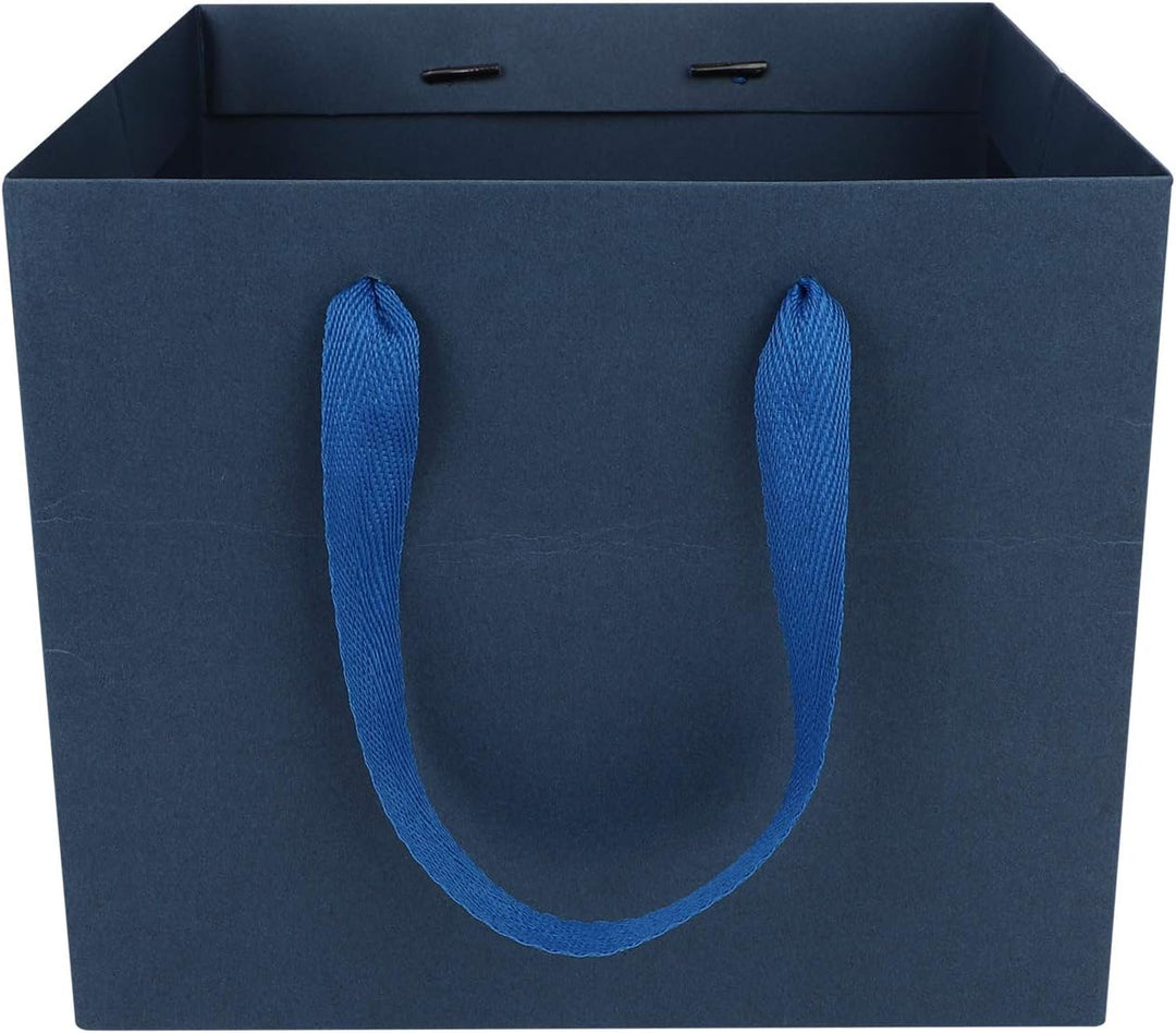 Papiertüten Kartenpapier Geschenktüten 5 Stück Papiertüten Viereckig Papiertaschen Grosse Kapazität