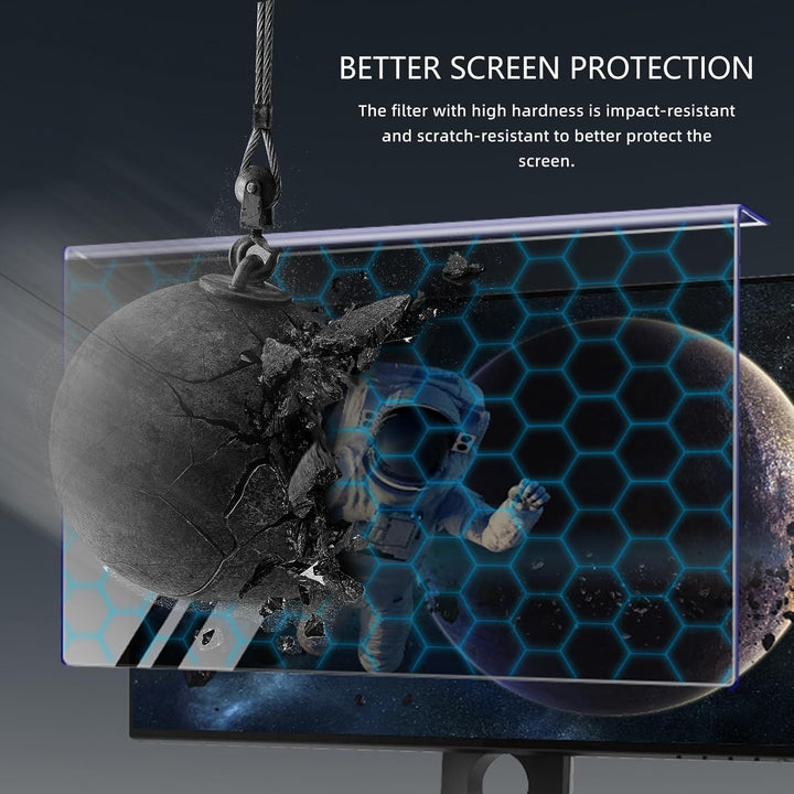 HaruYo 20-22 Zoll Hängende Blickschutzfilter Blickschutzfolie für 20/21,5/22 Zoll Monitor, Privacy P