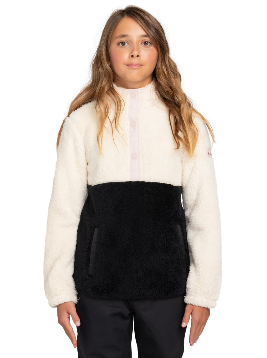 Roxy Mädchen Girl Jk Jetty-Snow Jacket 8-16 8 Jahre Buttercream, 8 Jahre Buttercream