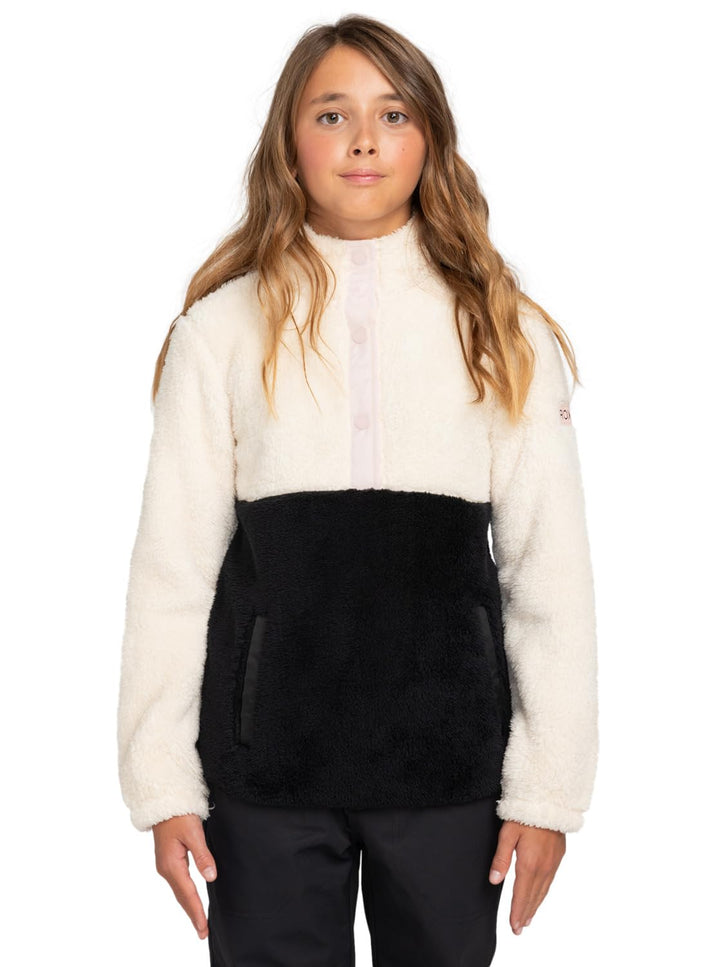 Roxy Mädchen Girl Jk Jetty-Snow Jacket 8-16 8 Jahre Buttercream, 8 Jahre Buttercream