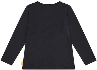 Steiff Unisex Kinder T Langarm Teddykopf mit Squeezer Shirt, Steiff Navy
