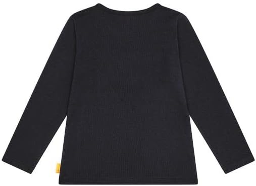 Steiff Unisex Kinder T Langarm Teddykopf mit Squeezer Shirt, Steiff Navy