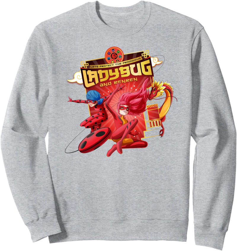 Miraculous Shanghai Ladybug and Ladydragon Fight Sweatshirt