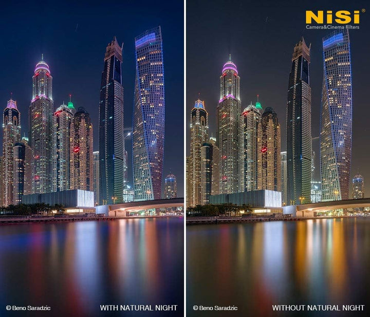 NiSi Zirkularer Natural Night Filter 58mm für Nachtaufnahmen & Astrofotografie Zirkularer Filter 58c