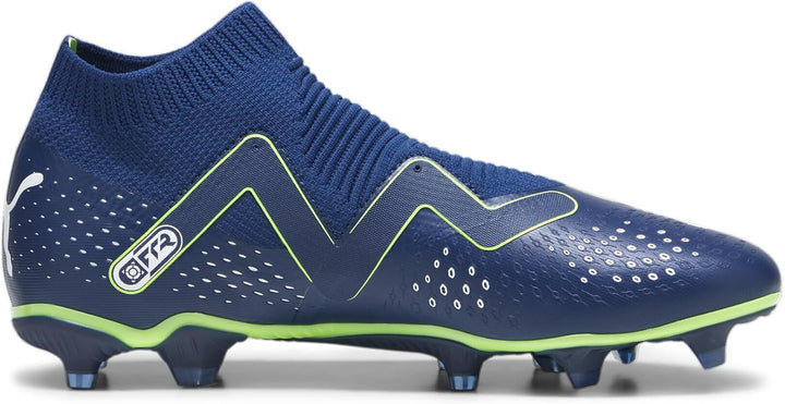 PUMA Herren Future Match+ Ll Fg/Ag Fussballschuh, 43 EU Persisches Blau Puma Wei&#xDF; Pro Gr&#xFC;n