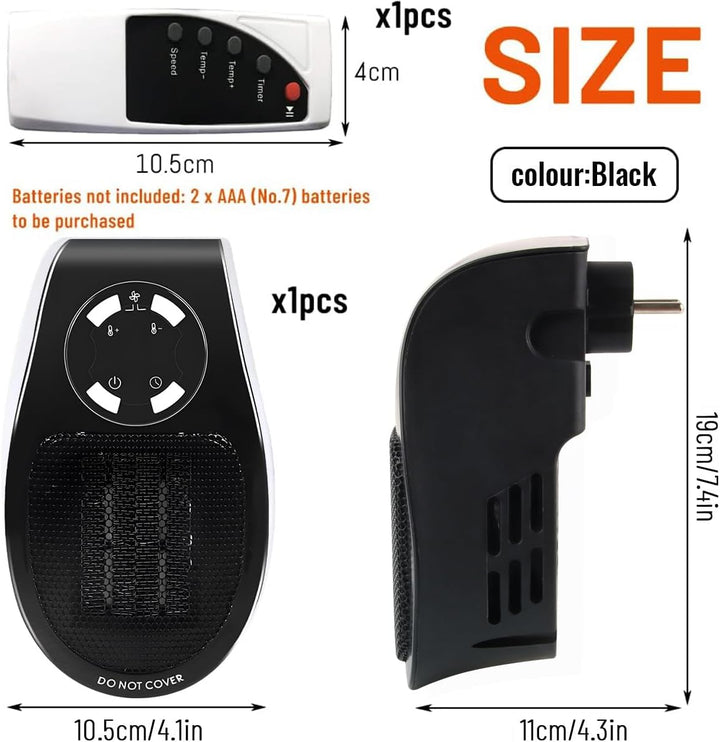 Keramik Heizlüfter Hillylolly 500w Heizlüfter Steckdose Heizlüfter, mini Heizlüfter wärme, Elektrohe