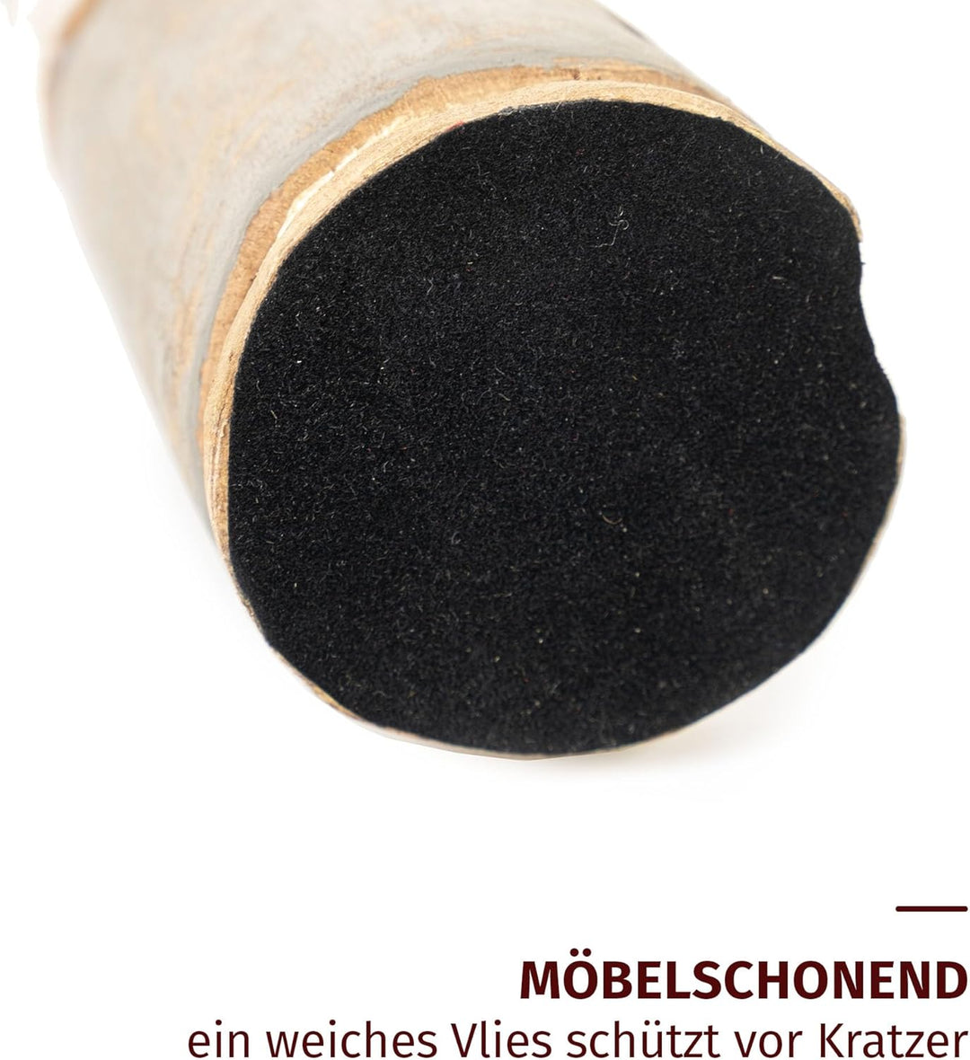 Moritz Nussknacker Holzfigur 61 cm handgefertigte Weihnachtsdekoration aus Mangoholz geschnitzt und