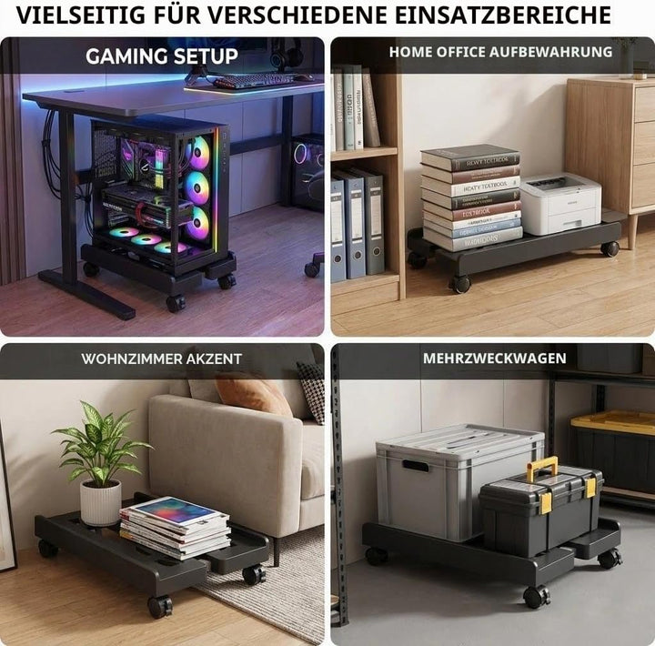 PC-Tower-Computerständer, universellen CPU-Ständer mit Vier Rädern, Computer-Desktop-Ständer, CPU-Wa