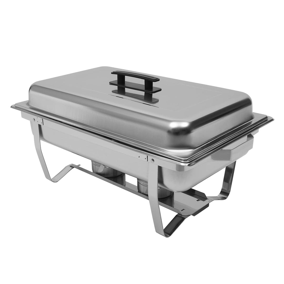 Edelstahl Buffetwärmer Speisenwärmer Chafing Dish Buffet Set - Food Warmer Warmhaltebehälter 8L Spei