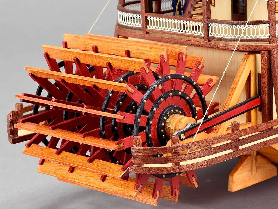 Artesania Latina 20515. Fahrzeugmodell aus Holz Amerikanische Dampfschiff King of The Mississippi Ma