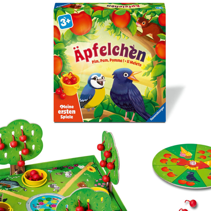 Ravensburger 12010004 Äpfelchen - Meine ersten Spiele: Kinderspiele, Spiele ab 3 Jahre, für 2-4 Spie