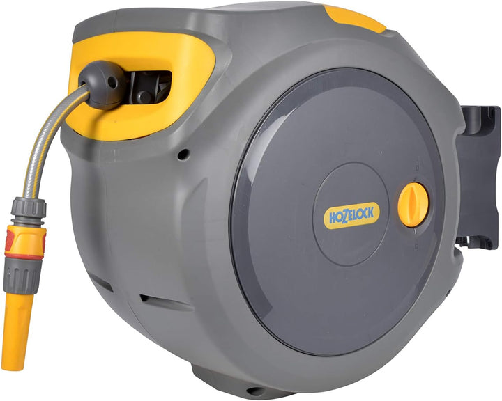 HOZELOCK - Wandschlauchbox Auto Reel 30 M: Automatische Aufrollung. Einfache Installation. Inkl. Sch