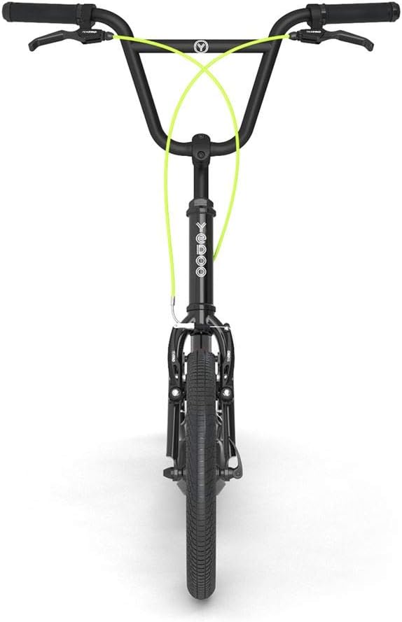 Yedoo Friday Tretroller - bis 150 kg, mit Luftreifen 16/16 - Kickscooter für Erwachsene mit verstell