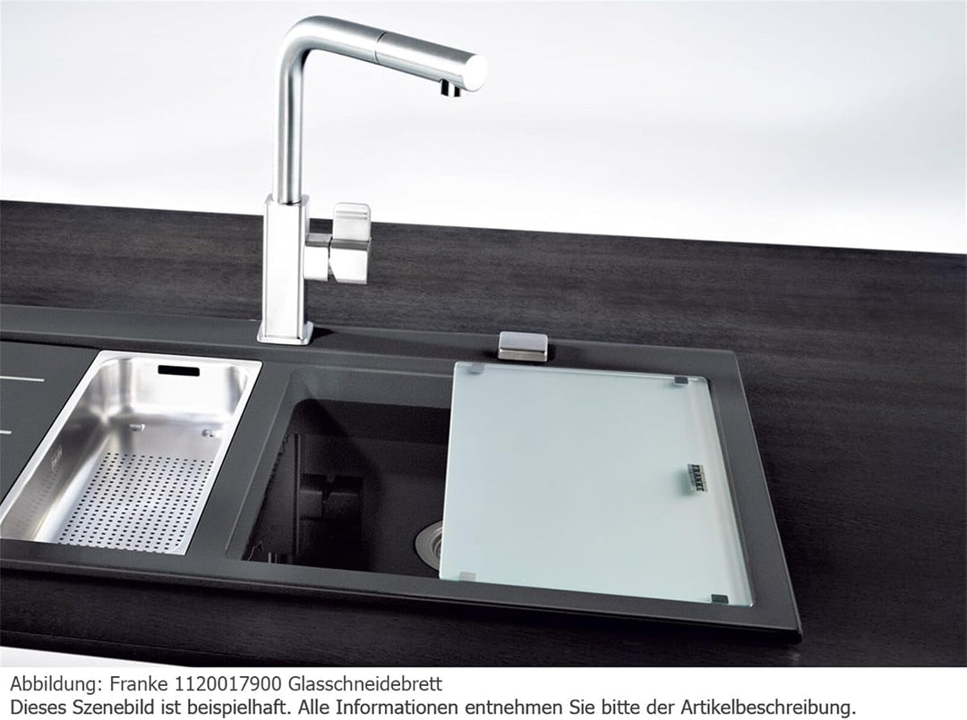 FRANKE 112.0017.900 Glas-Schneidebrett, Transparent