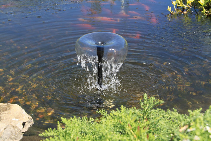 WaterSplash 101051 pompa zapasowa do stawu ogrodowego 10/610 l/h, wysokość tłoczenia 12-24 V DC, nap