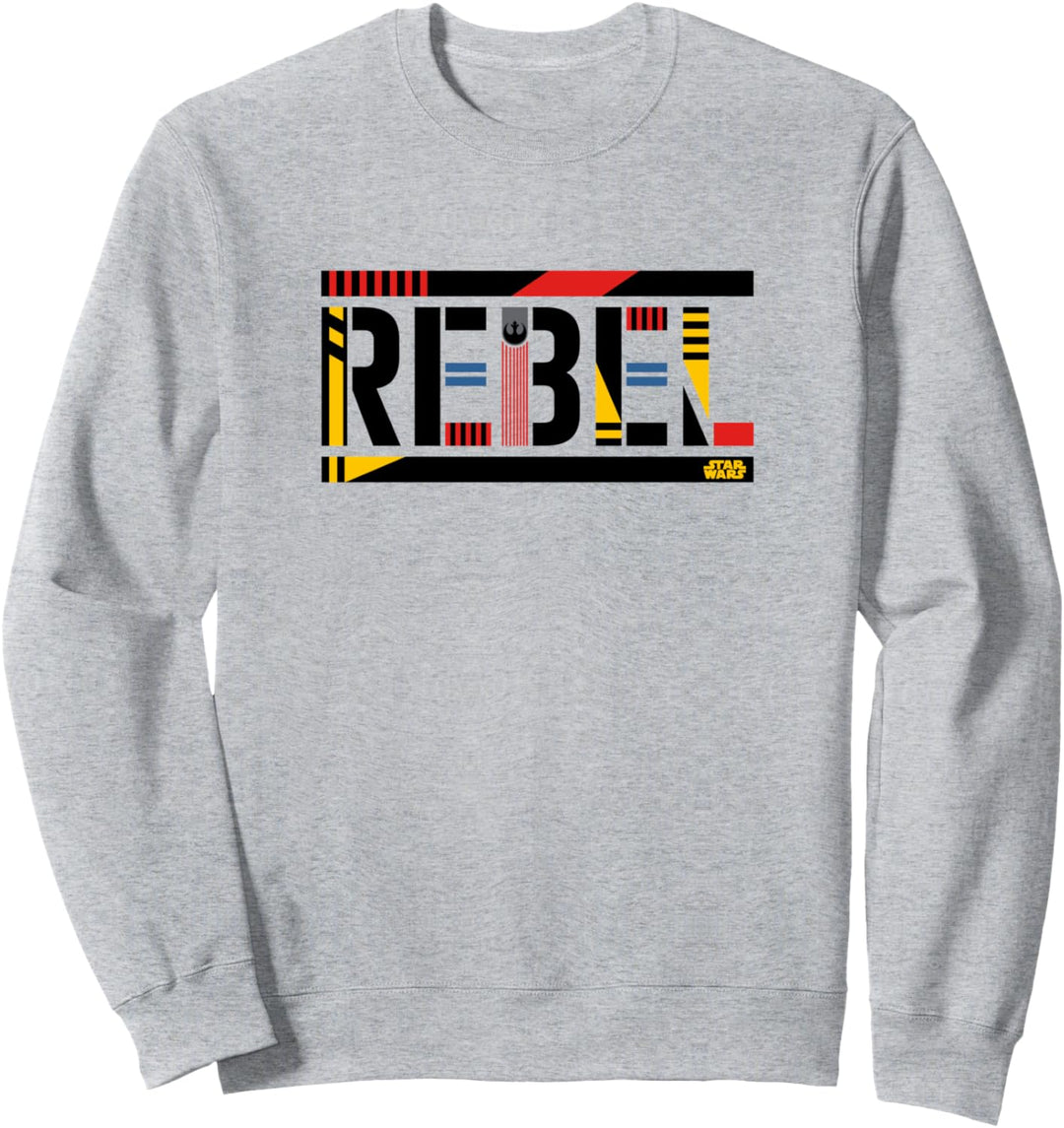 Star Wars Rebel Text With Symbol Sweatshirt