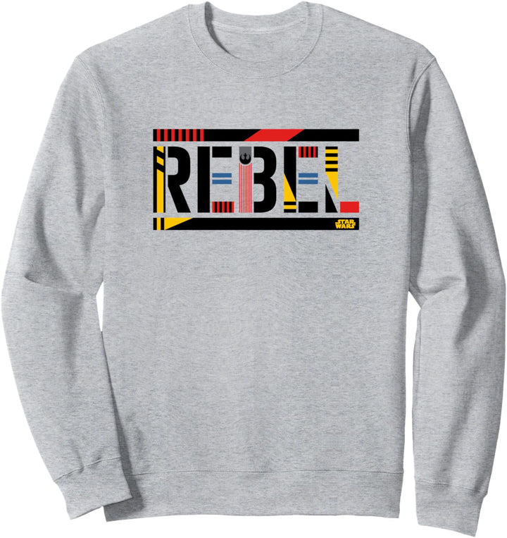 Star Wars Rebel Text With Symbol Sweatshirt