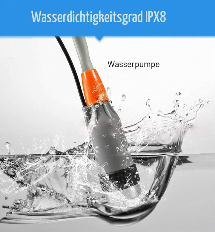 Zooma Tragbare Duschen Camping Dusche, Campingdusche mit Tauchpumpe, Tragbar Outdoor Dusche Wasserpu