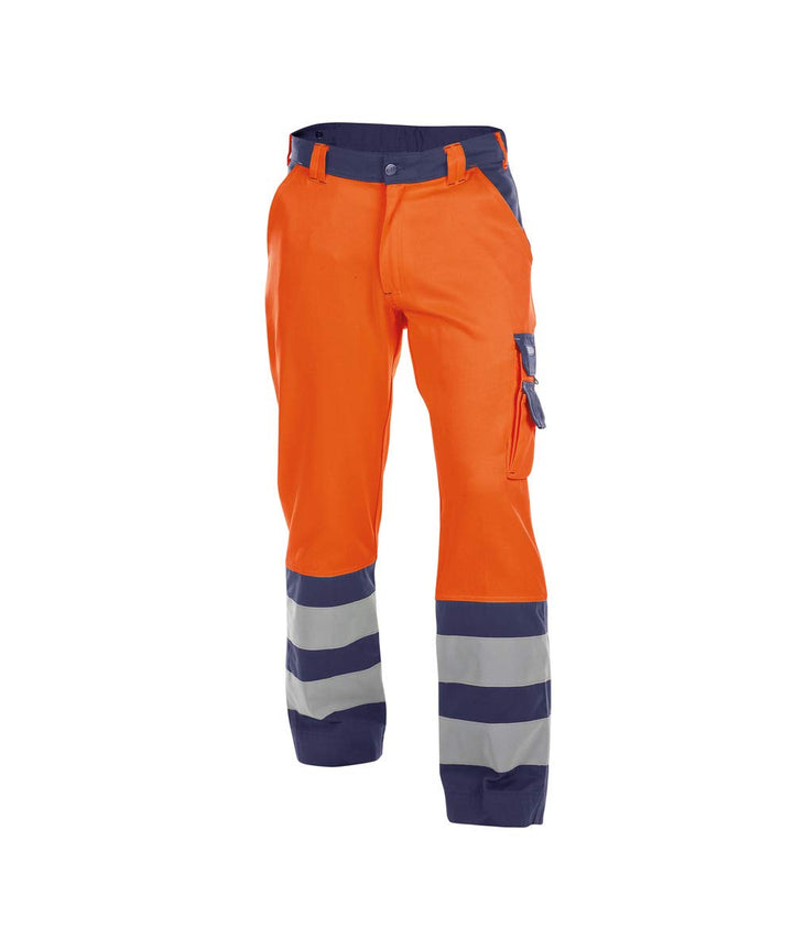DASSY® Lancaster Warnschutz Bundhose DASSY HIVIS PESCO 70 - HIVIS STOFF NEONORANGE/DUNKELBLAU 54 PLU