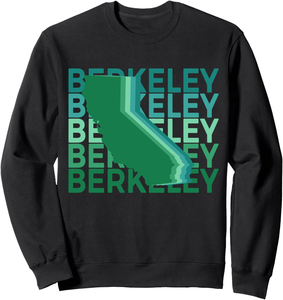 Berkeley Kalifornien Green Repeat CA Stadt Sweatshirt