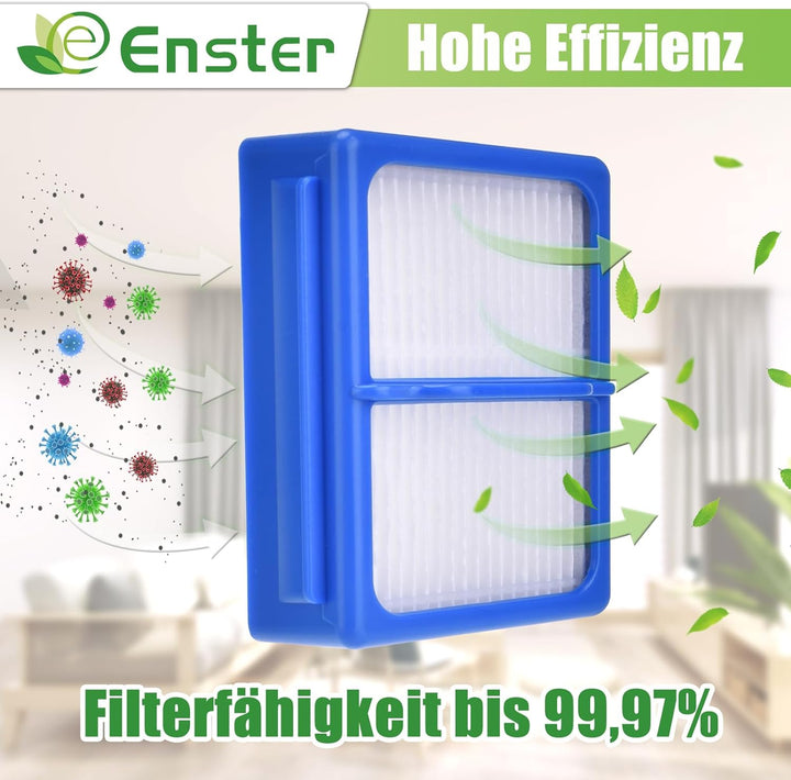QX9 Filter für AEG 4 Stück Filter Set für AEG QX9 Animal ASKQX9 AEF167 QX9-1-50IB QX9-1-ANIM QX9-1-U