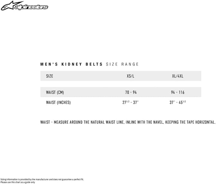 Alpinestars 6504619-10-XL4 Sequence Nierengurt Schwarz Xl-4X Einheitsgrösse multi, Einheitsgrösse mu