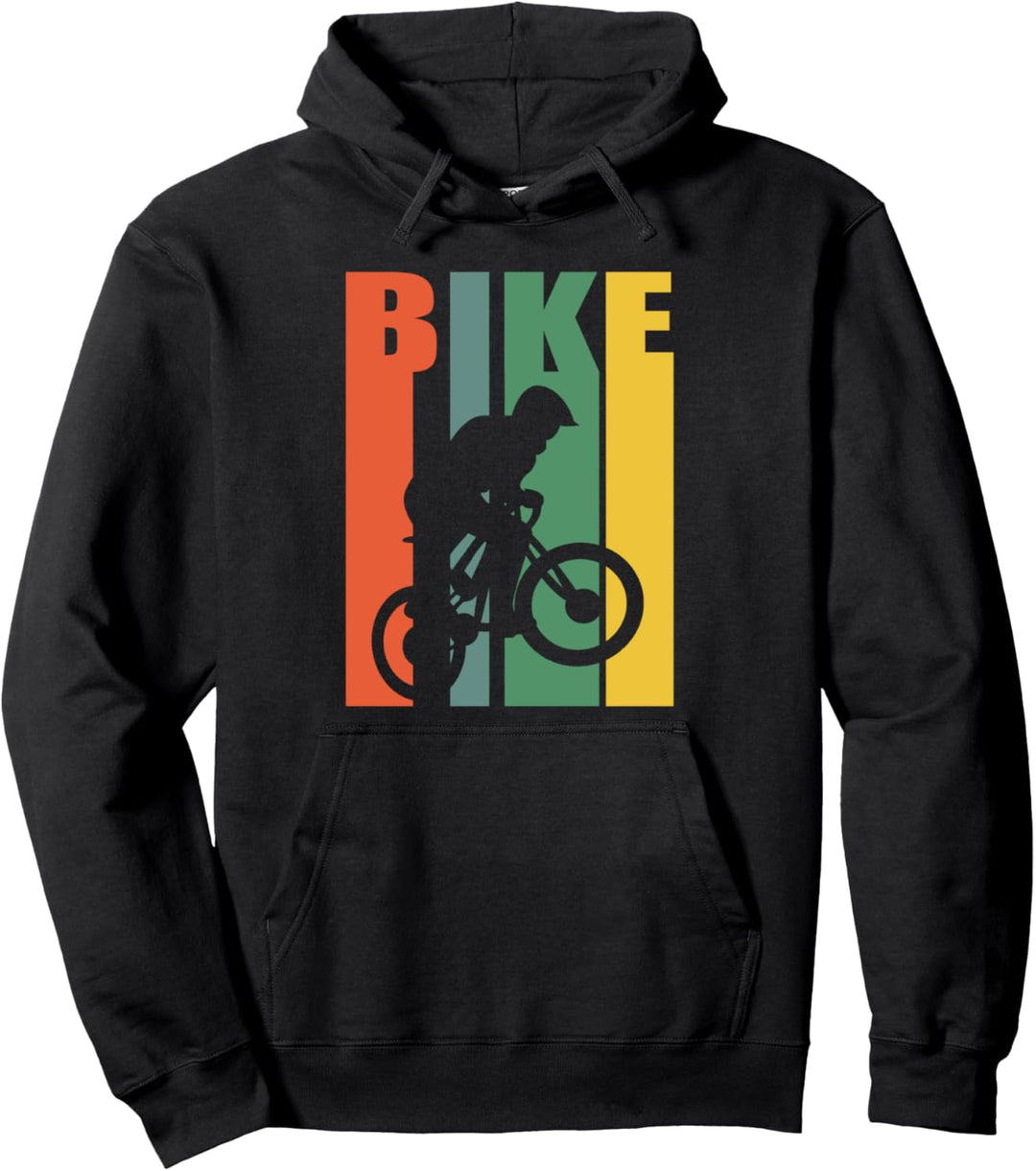 Mountainbike Vintage Biker Biking BMX Radfahren Pullover Hoodie