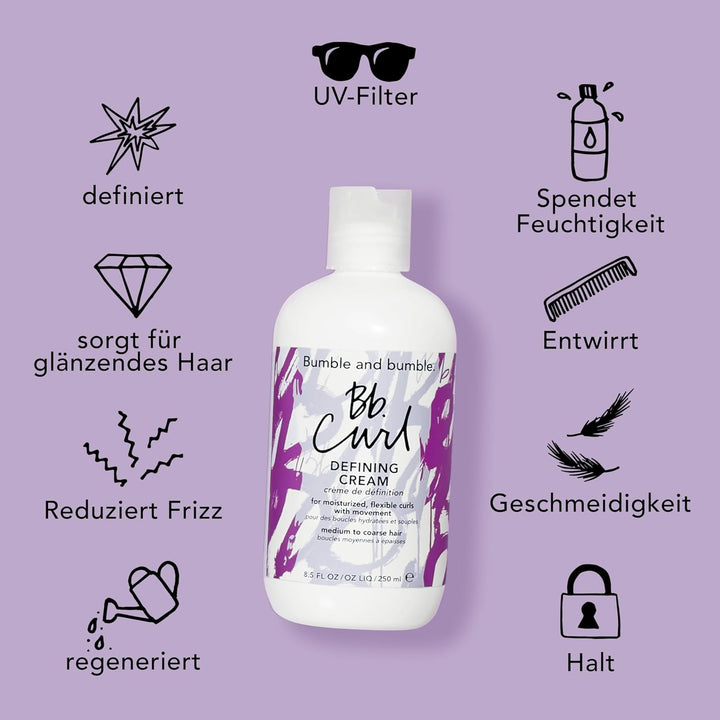 Bumble & Bumble Bb Curl Defining Creme 250 Ml, Dunkelblau, Einheitsgrösse, 685428027831 Unparfümiert