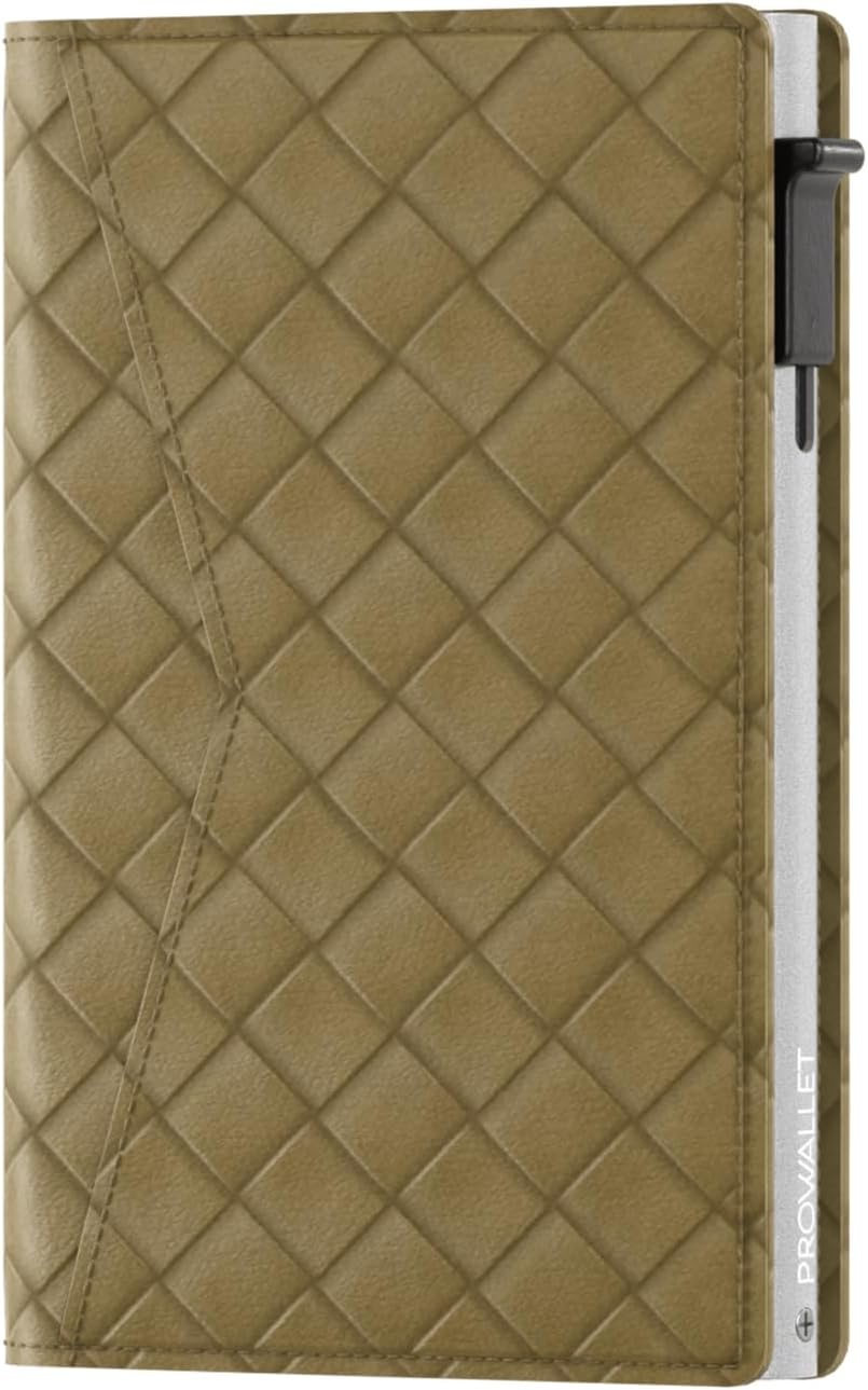 ProWallet Slim 6,7cm, 10,5cm, 1,4cm Grün Gewebt, 6,7cm, 10,5cm, 1,4cm Grün Gewebt