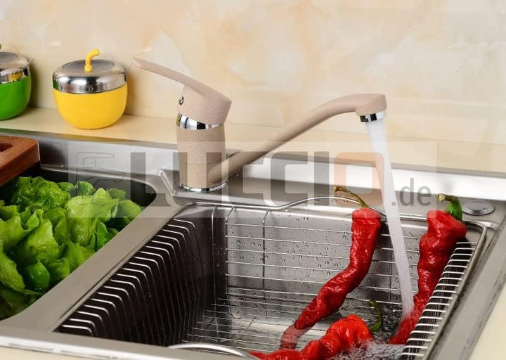 Küchenarmatur Granit Beige Spültischarmatur Spülenarmatur Armatur, Beige