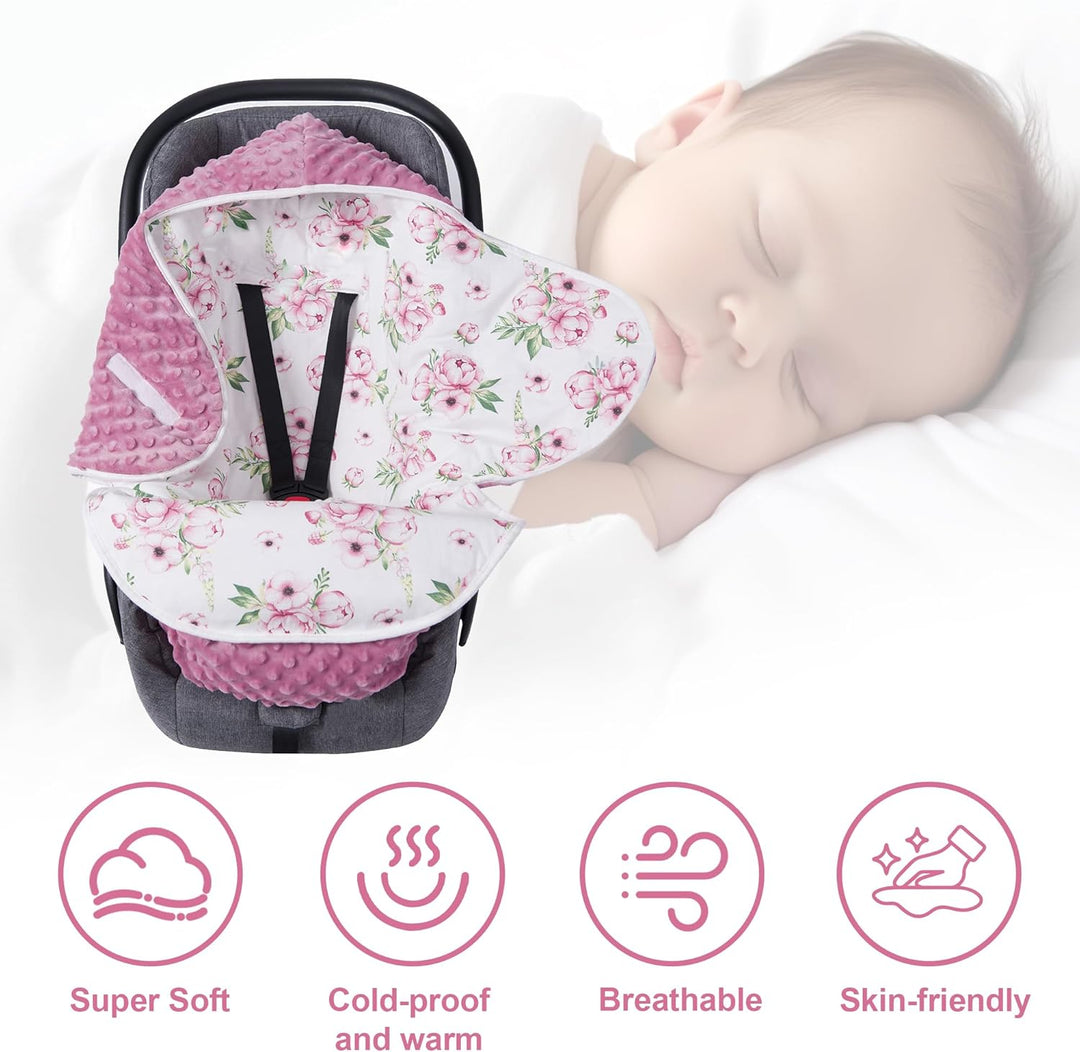 Einschlagdecke Babyschale für Winter Buggy Universal Fusssack Babydecke Baumwolle Baby Pucksack für
