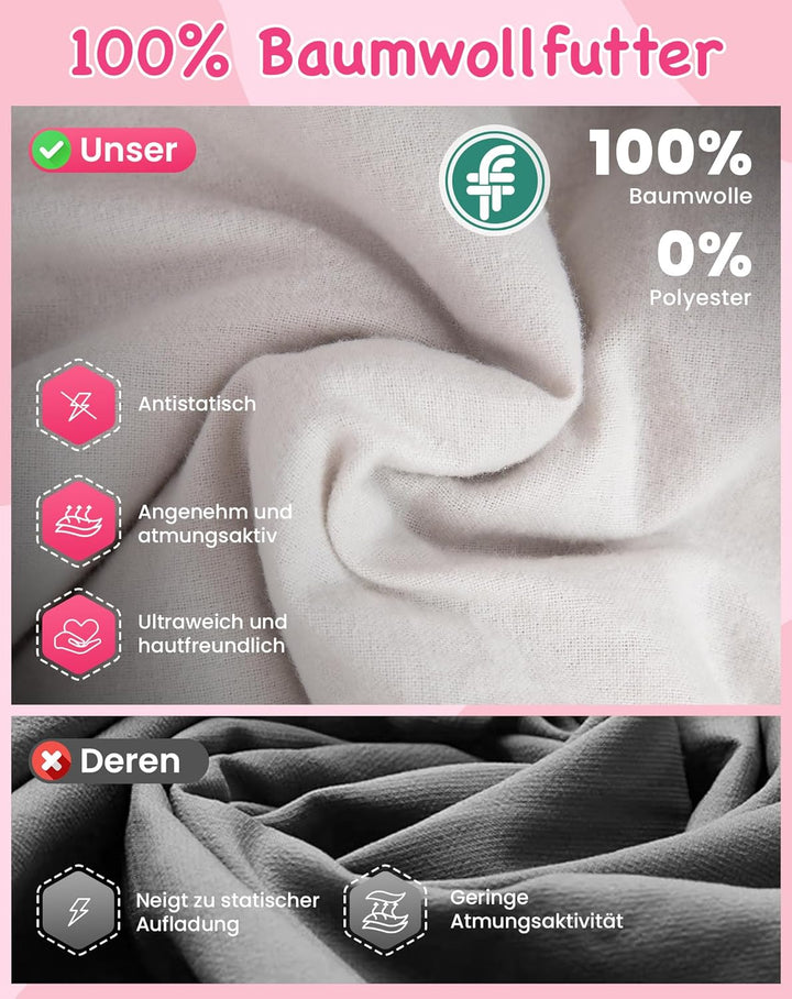KingCamp Kinderschlafsack 3 Jahreszeiten Deckenschlafsack für Kinder 100-140cm Leicht Warm für Campi