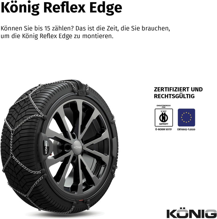 KÖNIG Reflex Edge 604 - Schneeketten, 604