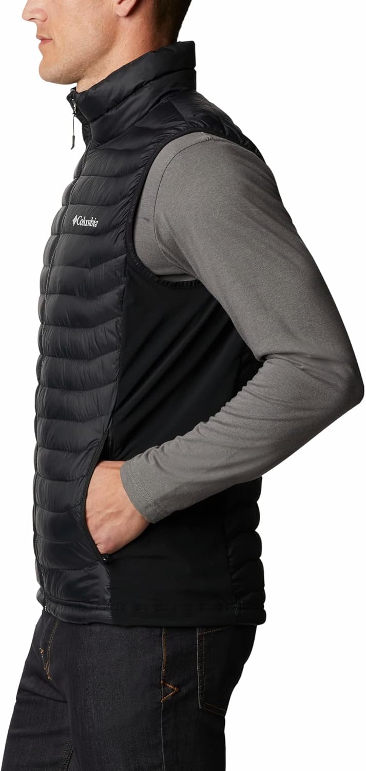 Columbia Herren Powder Pass Vest Steppweste (1er Pack) S Black 010, S Black 010