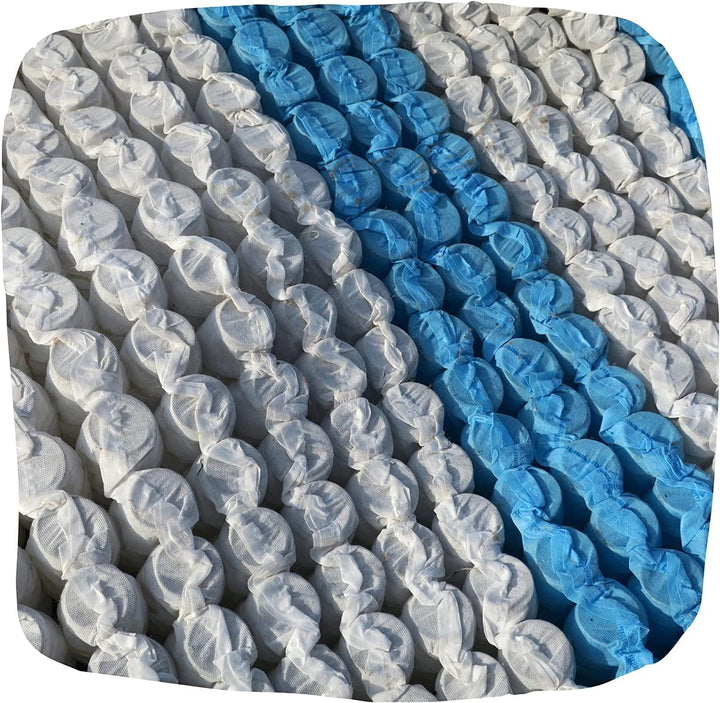 IZER Matratze GoldPLUS 70x200 cm mit KOKOS-Material | 2 in 1 (H3 und H4) | 7 Zonen | Taschenfederker