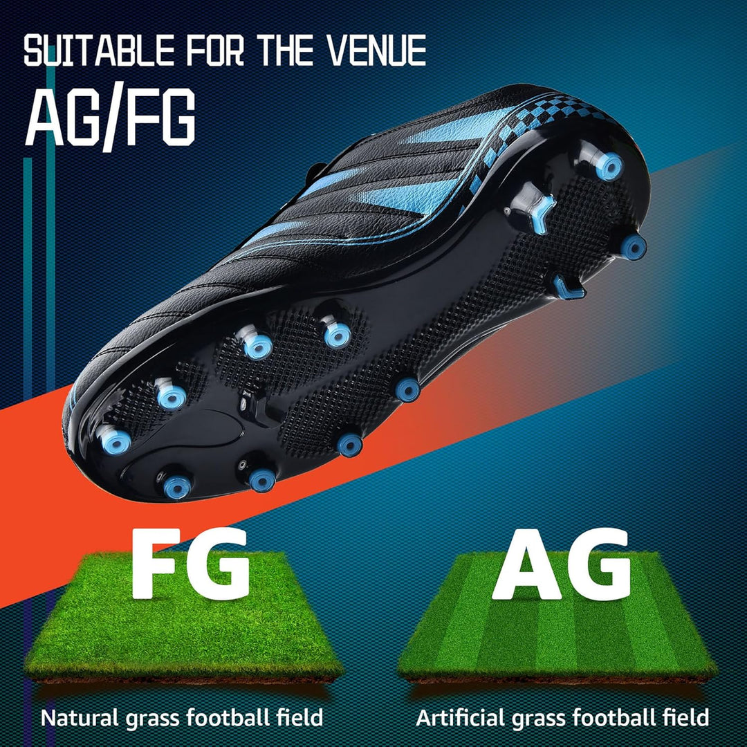 ASHION Jungen Fussballschuh Kinder Fussballschuhe Footballschuhe Outdoor Athletic Soccer Schuhe 33 E