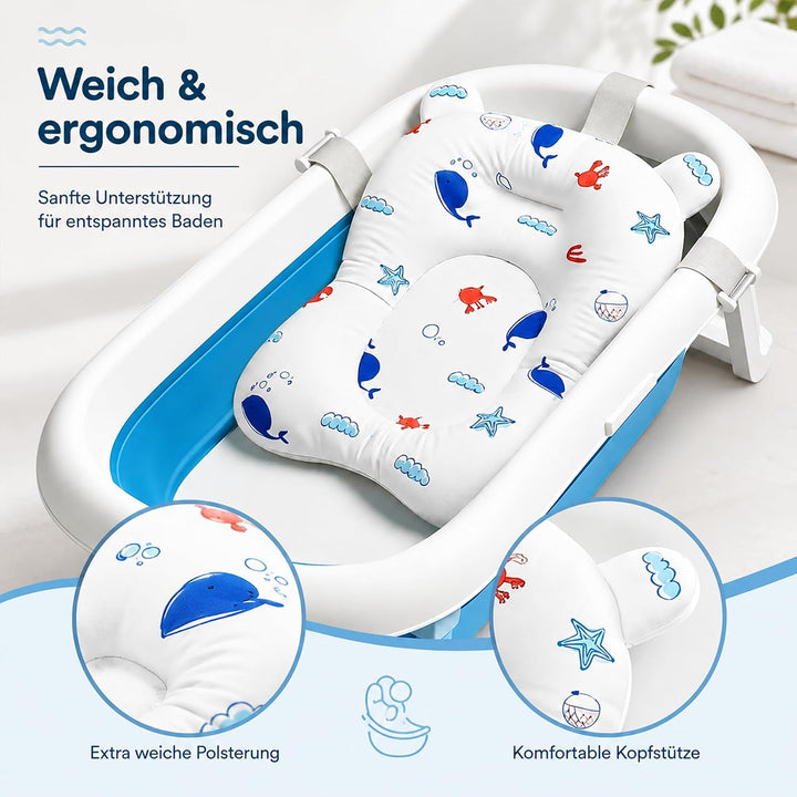 Babys Badekissen,Baby Badewannensitz,Einsatz Babywanne Badewanneneinsatz,Säuglings Neugeborene Badew