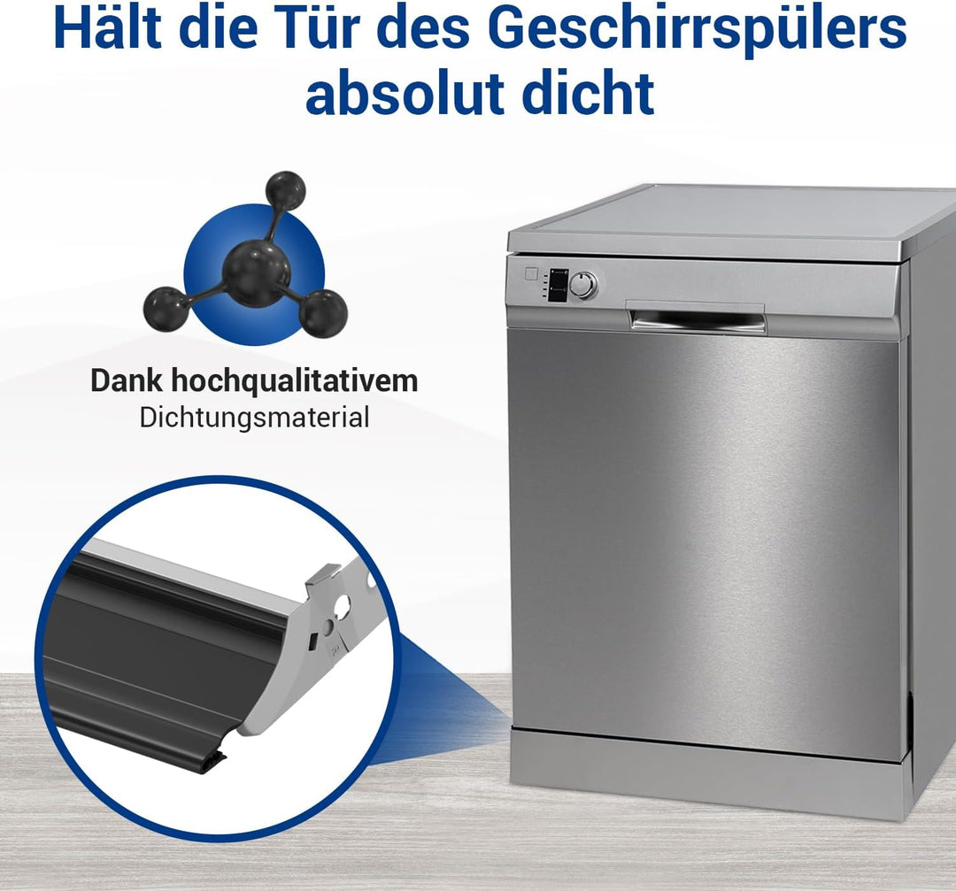 VIOKS Schürzendichtung Dichtung Spülmaschine 56 cm Ersatz für Bosch Siemens 298534 00298534 Türdicht