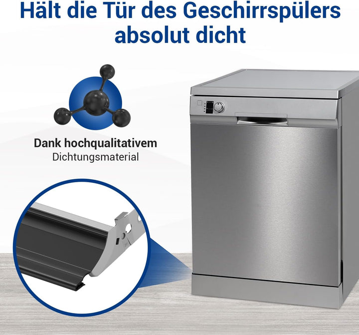 VIOKS Schürzendichtung Dichtung Spülmaschine 56 cm Ersatz für Bosch Siemens 298534 00298534 Türdicht