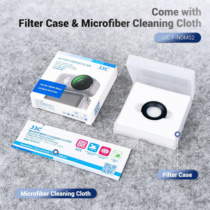 Schwarzer Weichzeichner 1/2 Filter für DJI Osmo Nano mit Tasche Black Mist 1/2 Filter, Black Mist 1/