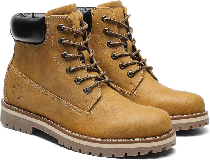 Bruno Marc Winterschuhe Herren Winterstiefel Jungs Warm Gefüttert Schneestiefeletten Kurzschaft Arbe