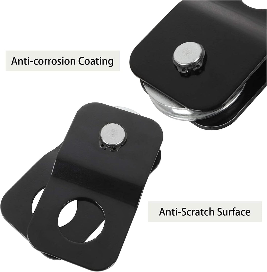 Snatch Block, Windenscheibe 4 Tonnen / 8800 Lb Kapazität Ersatz ATV UTV LKW Abschleppen Doppelwinden