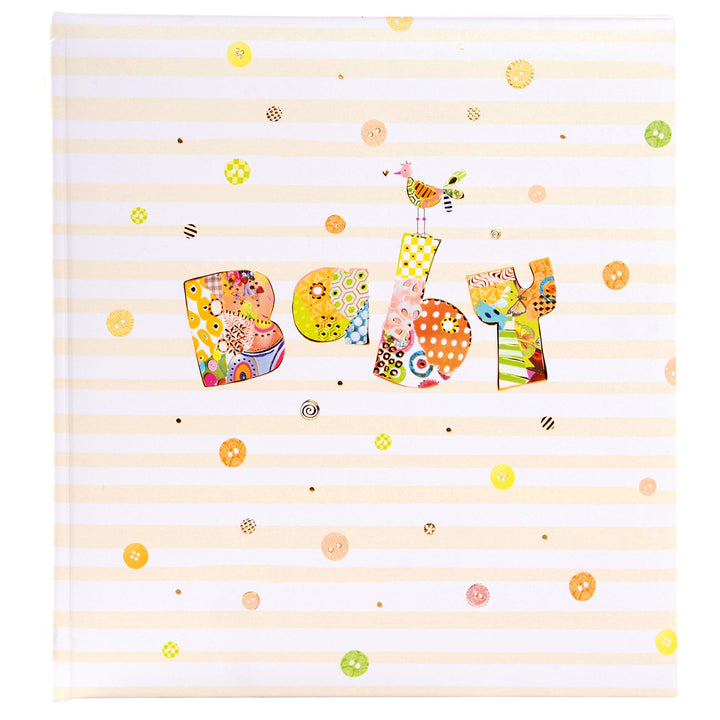 Goldbuch Babyalbum, Baby Circle, 30 x 31 cm, 60 weisse Blankoseiten mit 4 illustrierten Seiten und P
