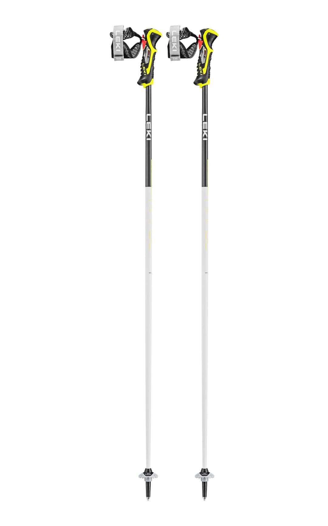 LEKI Airfoil 3D Skistöcke white-anthracite-neonyellow 115CM, white-anthracite-neonyellow 115CM