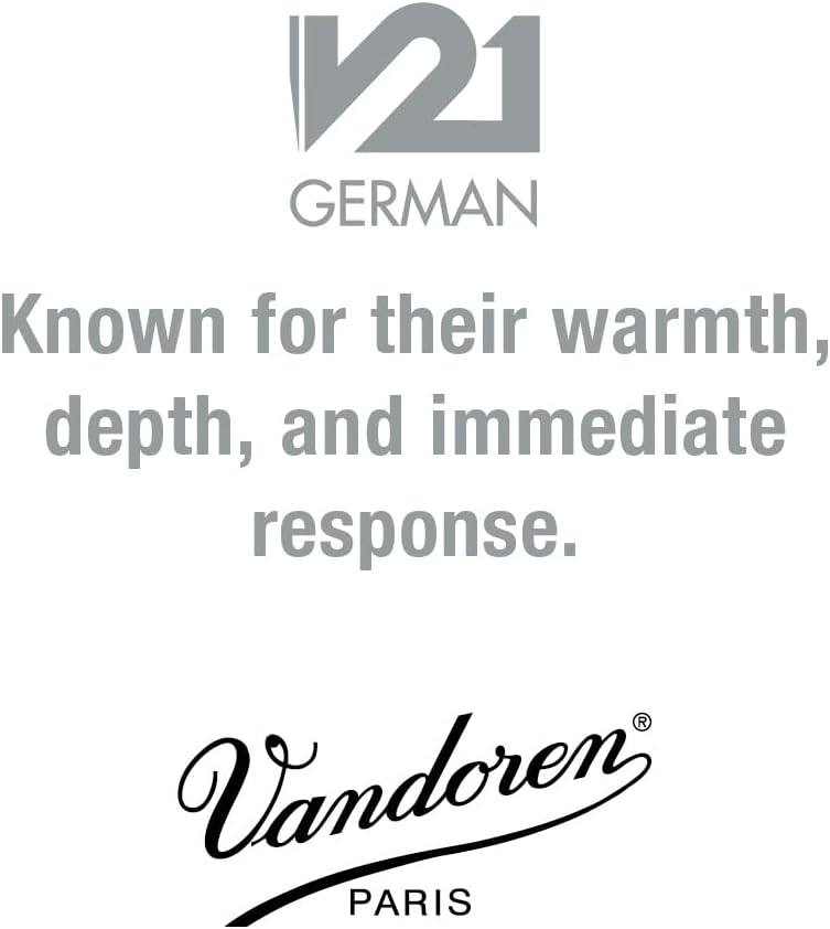 Vandoren CR864 V21 Blätter für deutsche Bb-Klarinette, Stärke 4 Strength : 4, Strength : 4
