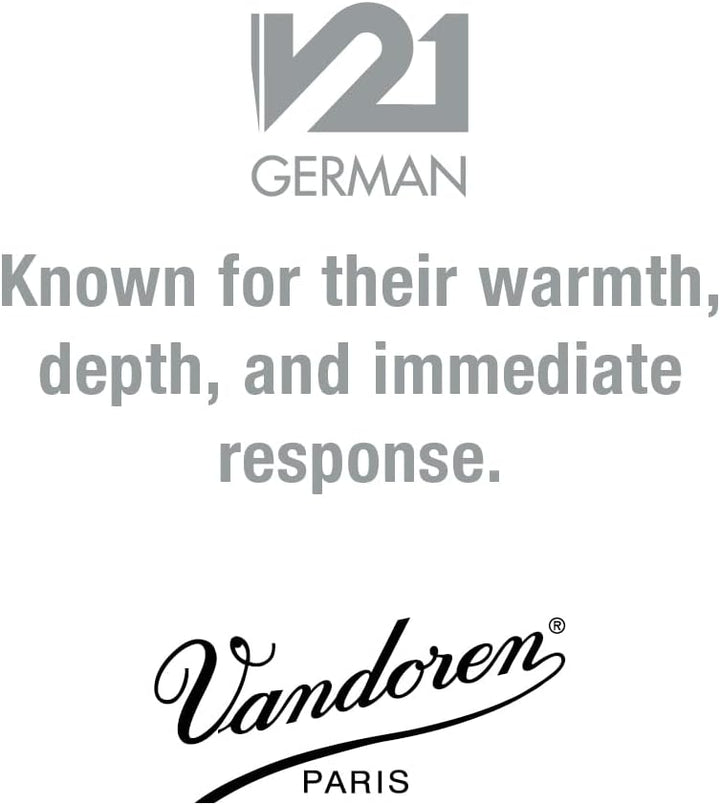 Vandoren CR864 V21 Blätter für deutsche Bb-Klarinette, Stärke 4 Strength : 4, Strength : 4