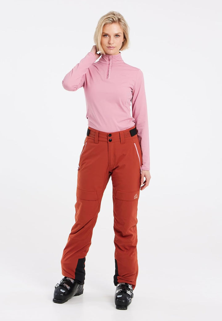 Protest Damen Fabriz 1/4 Zip Top Sweatshirt 3XL Cameo Pink, 3XL Cameo Pink